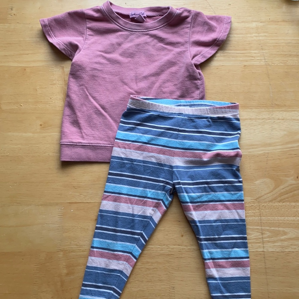 Baby Girl 12-18M Shirt & Pants Set